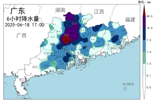 广东降雨减弱气温升高，户外活动注意防暑降温