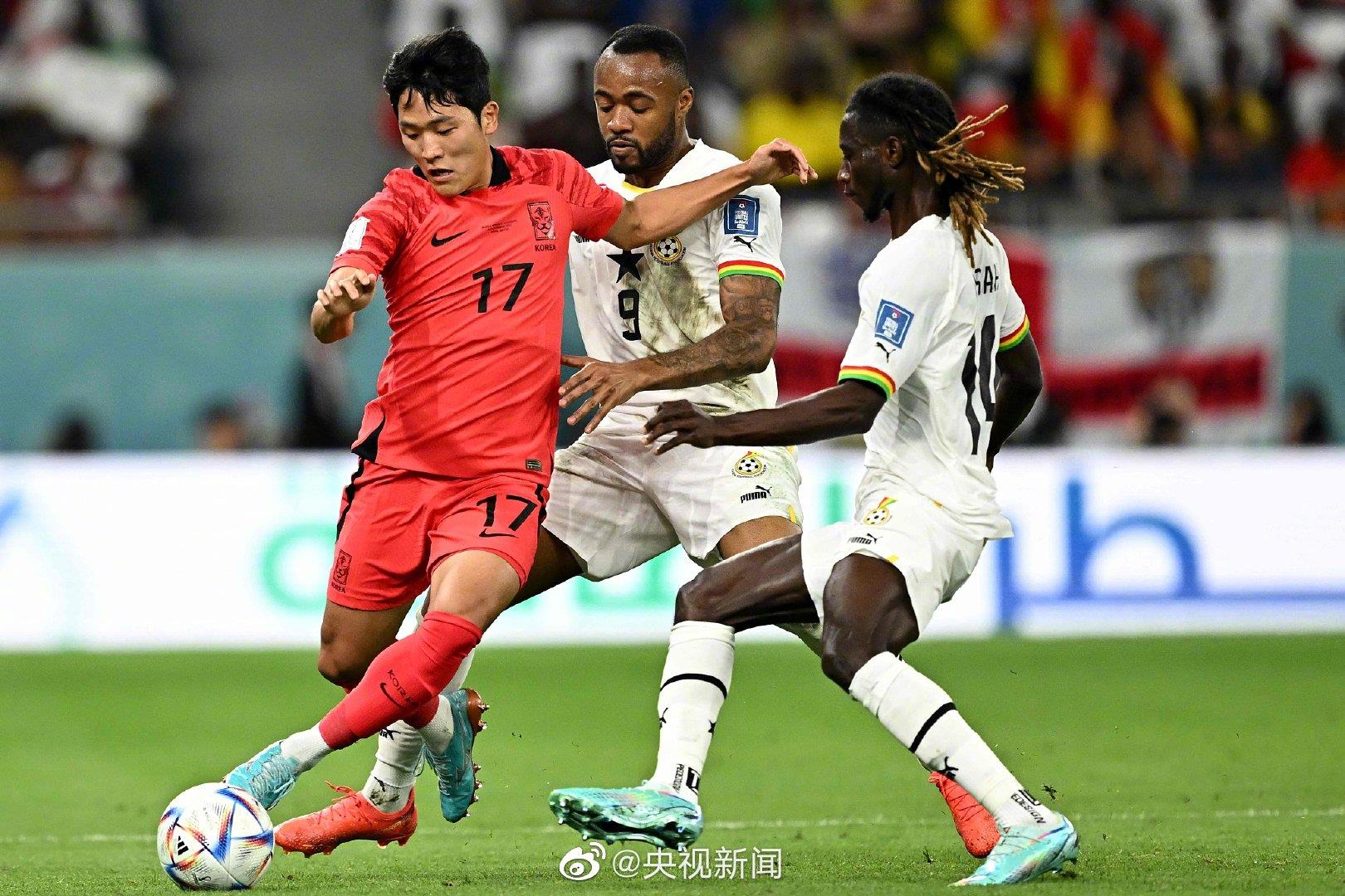 加纳积分反超韩国 韩国将面对葡萄牙队