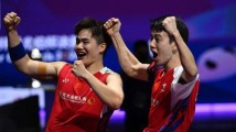 国羽男队3-1力克印尼！中国队成功包揽2024汤尤杯冠军