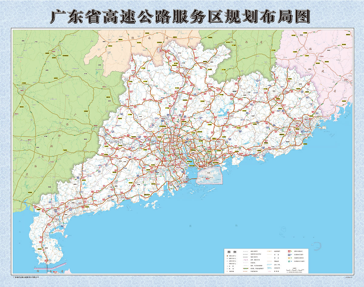 广东省高速路线地图图片