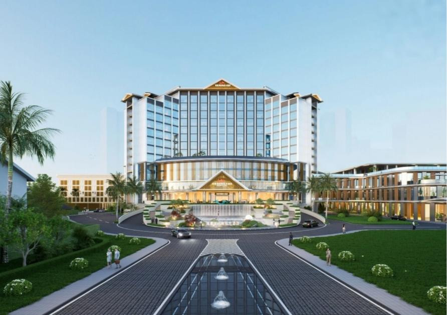 酒店项目外景效果图