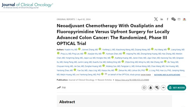 GD researchers provide new treatment for patients with locally advanced colon cancer