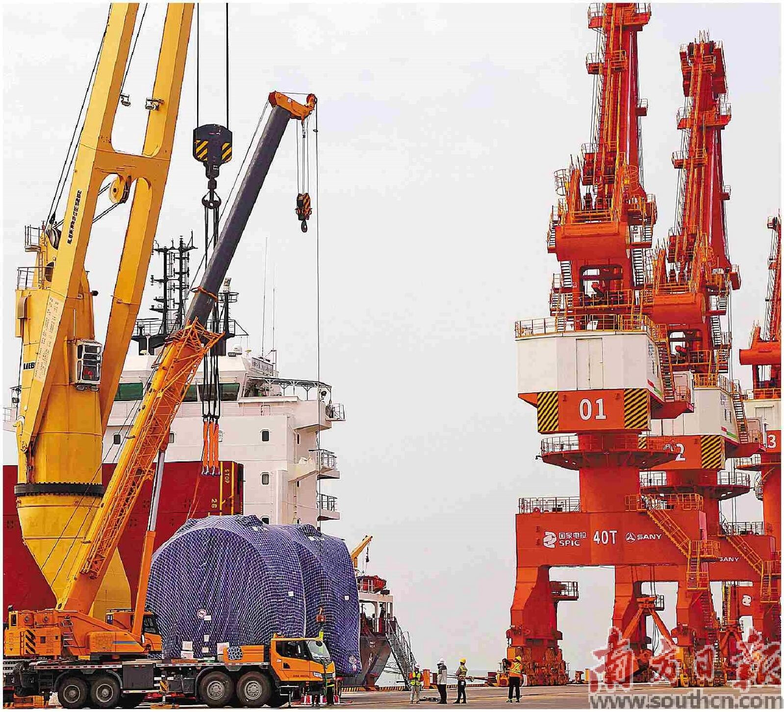 “风电母港”让“揭阳智造”能直达全球市场。南方日报记者 林捷勇 摄