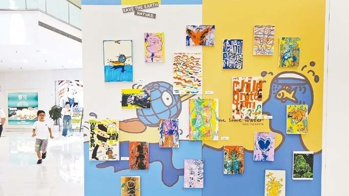 Students exhibit works inspired by masterpieces