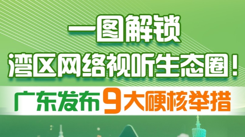一图解锁湾区网络视听生态圈！广东发布9大硬核举措