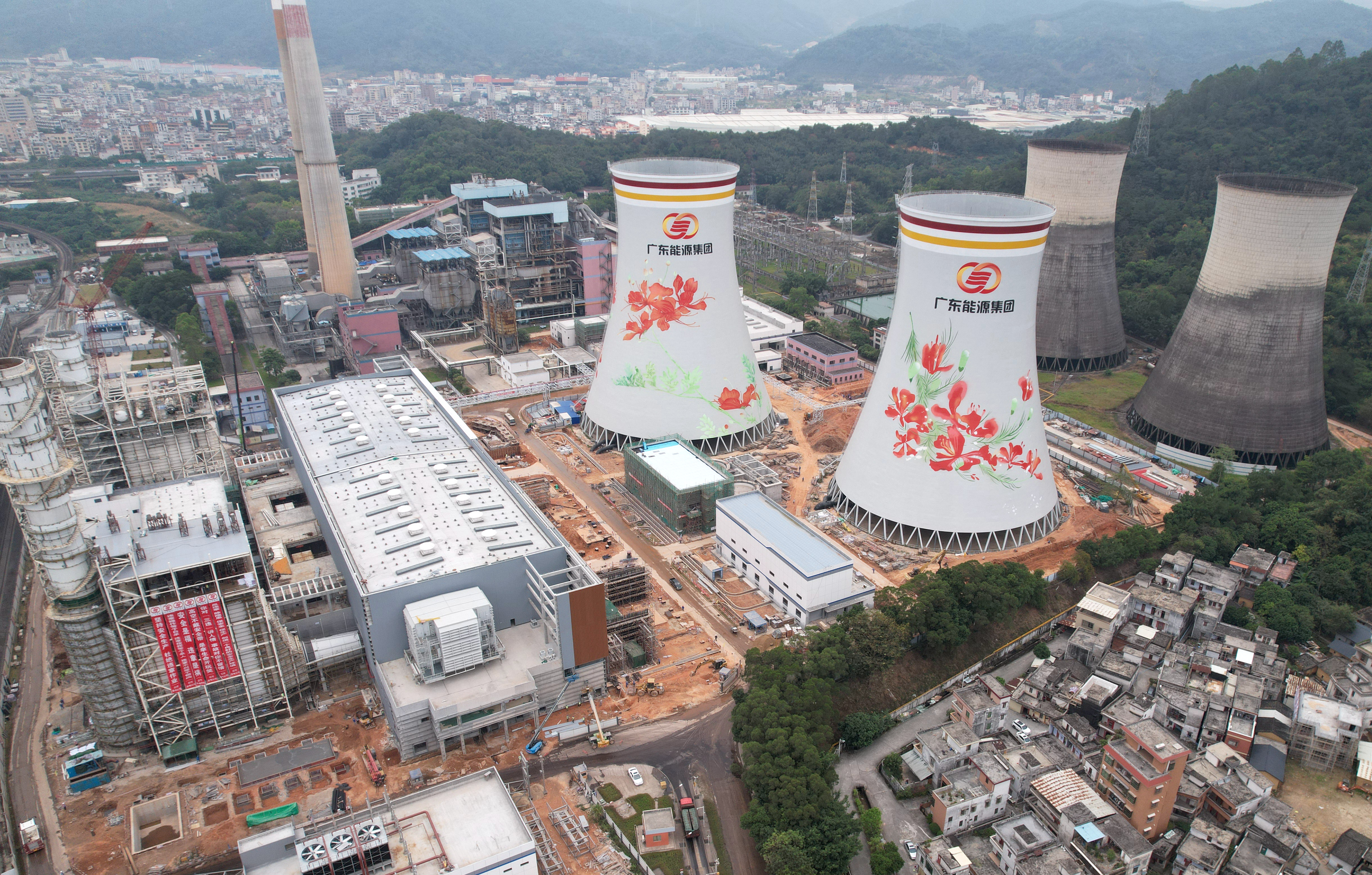 云河发电公司天然气热电联产项目建设外景。图源：受访者提供