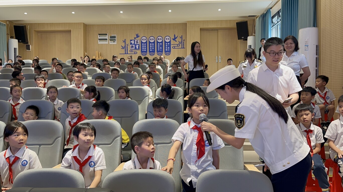 云浮海事进校园开展主题教育活动 增强学生水上安全防护意识