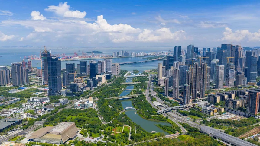 前海城区风光。受访单位供图