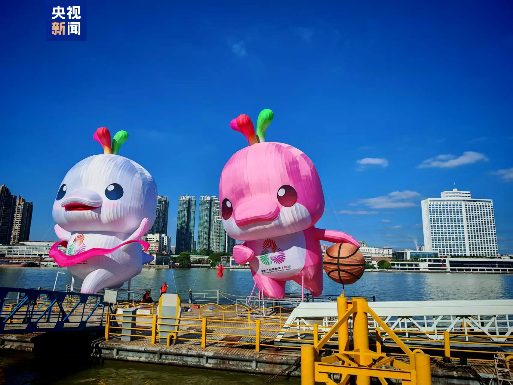 △珠江畔大型吉祥物