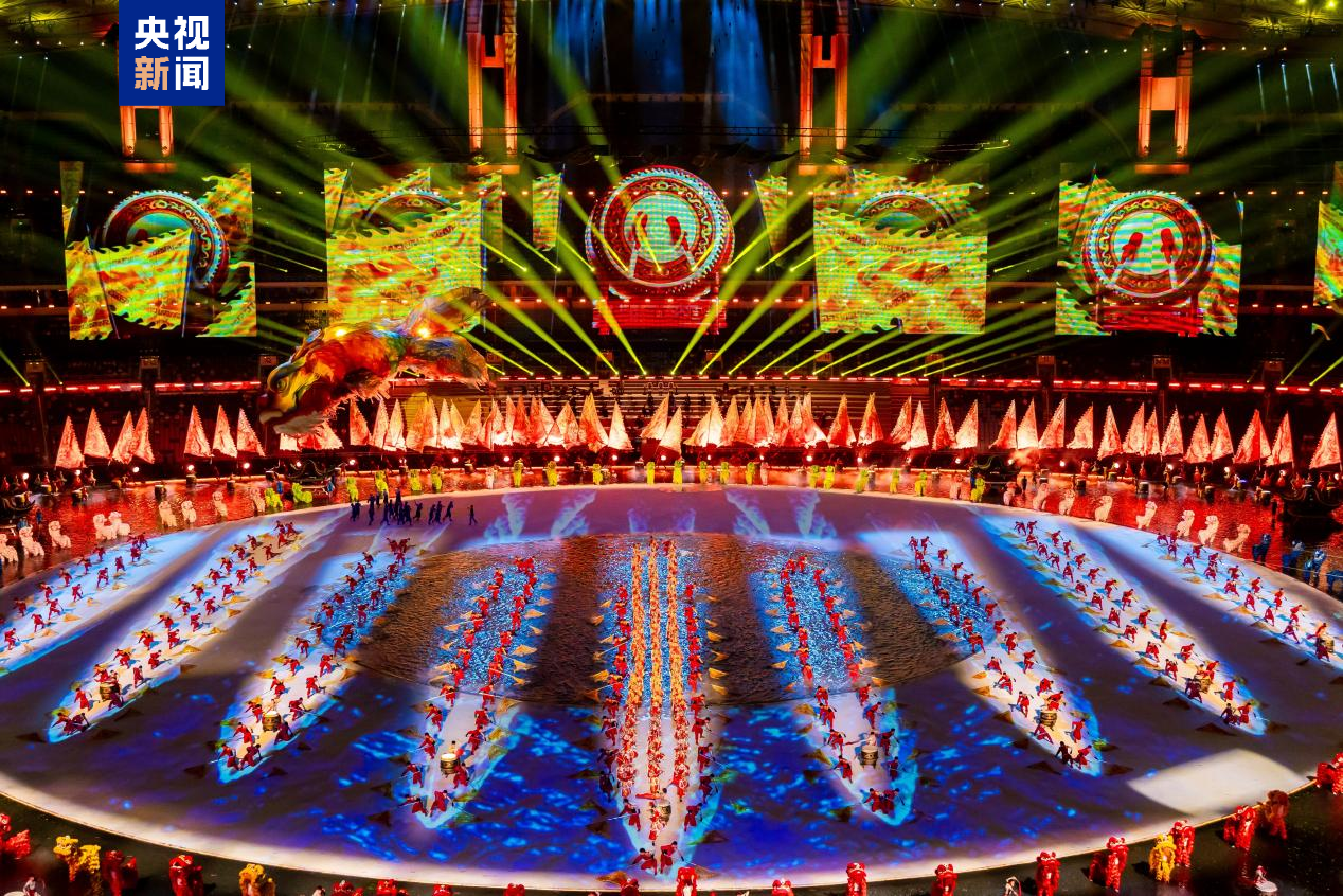 △开幕式文体表演