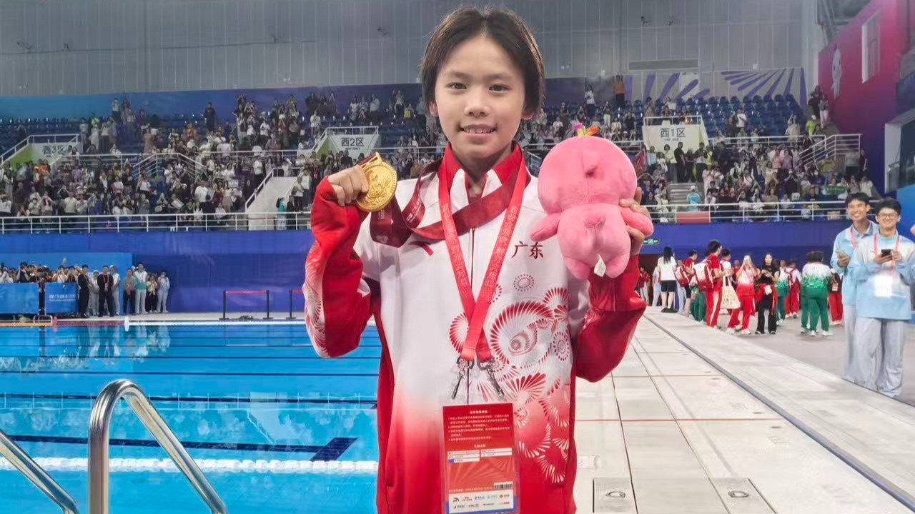 从佛山体校走向全运巅峰：蒋林静助力广东跳水女团主场卫冕！