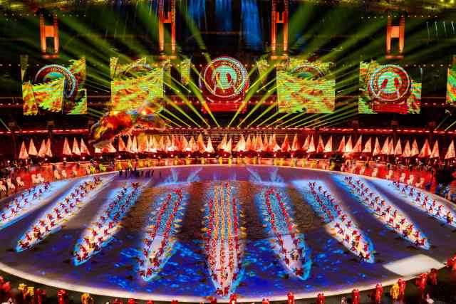 11月6日,十五运会开幕式完成最后一次彩排。 11月6日,十五运会开幕式完成最后一次彩排。