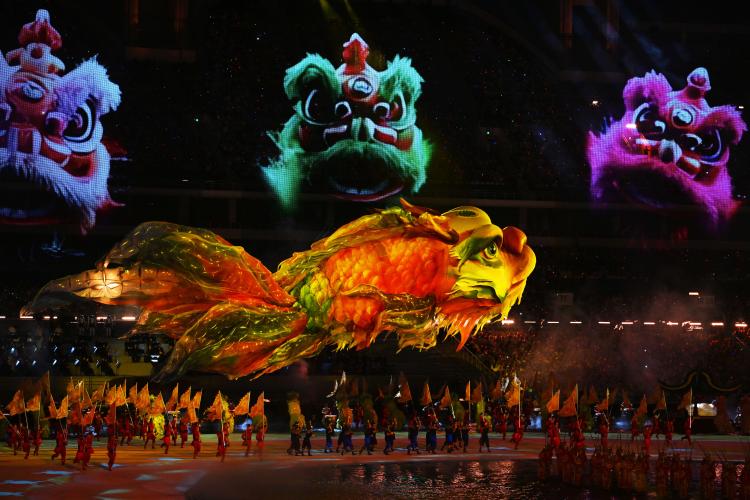 Artists perform during the opening ceremony of China's 15th National Games in Guangzhou, south China's Guangdong Province, Nov. 9, 2025. (Xinhua/Yang Guanyu) Artists perform during the opening ceremony of China's 15th National Games in Guangzhou, south China's Guangdong Province, Nov. 9, 2025. (Xinhua/Yang Guanyu)