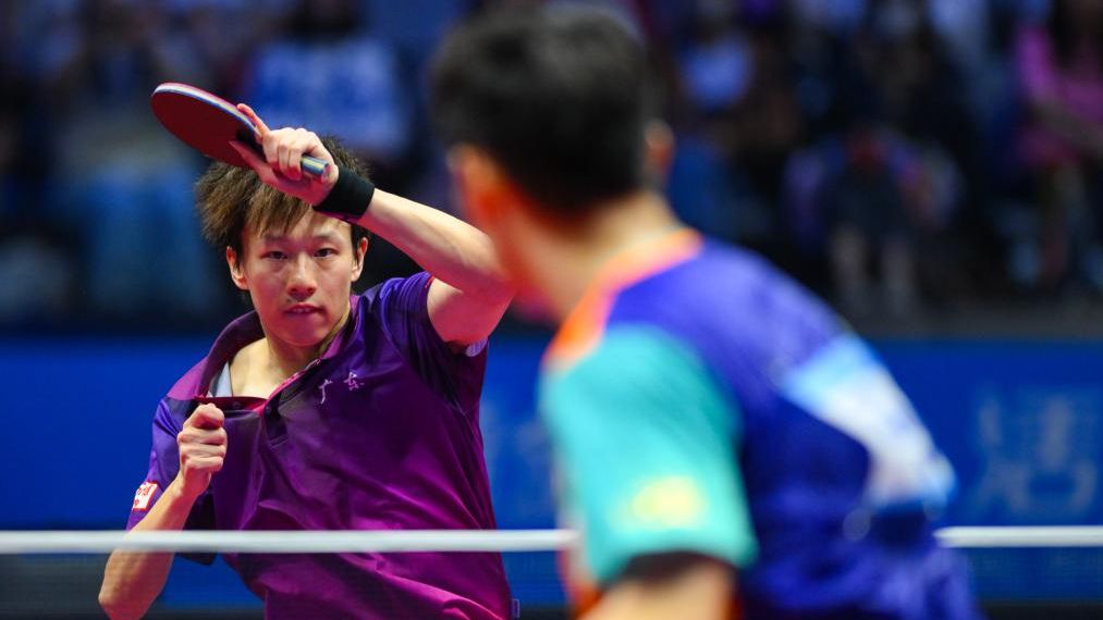 林高远淘汰程靖淇，取得十五运会乒乓球赛场开门红