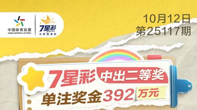 好运连连看！惠州相继开出7星彩二等奖与顶呱刮大奖