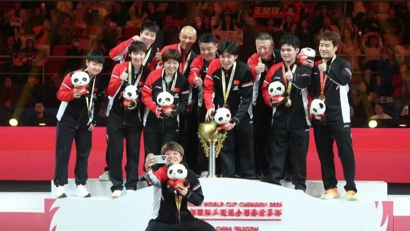 王楚钦力挺队友徐瑛彬：你是凭实力得到的世界冠军