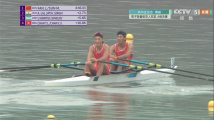 第三金！中国队夺得赛艇男子轻量级双人双桨金牌
