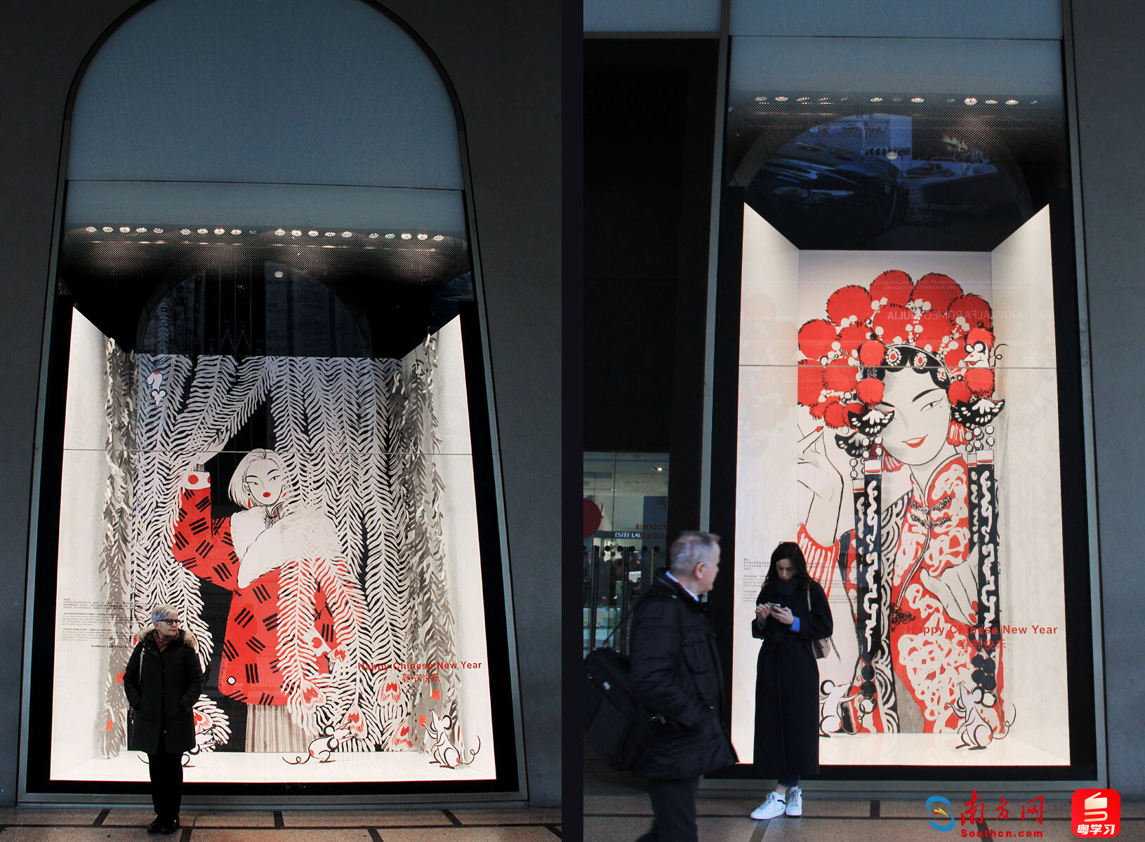2020年初，陈祖儿为米兰文艺复兴百货大橱窗进行艺术创作。