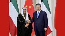 习近平会见科威特王储米沙勒 习近平会见科威特王储米沙勒