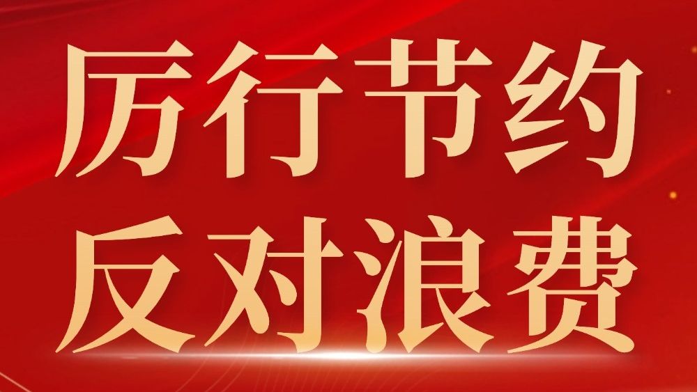 中共中央 国务院印发《党政机关厉行节约反对浪费条例》