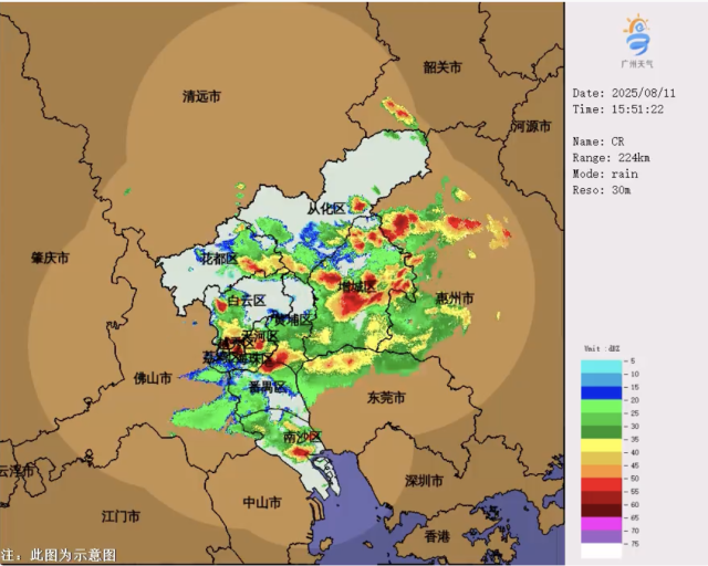 三预警齐发！广州多区雷雨大风、暴雨预警生效