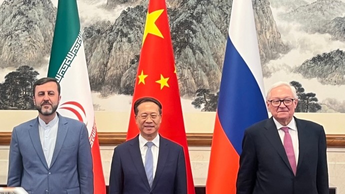 China, Russia, Iran calls for stopping illegal unilateral sanctions