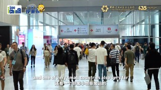 Serbian international student's impression on Canton Fair: promoting business and friendship