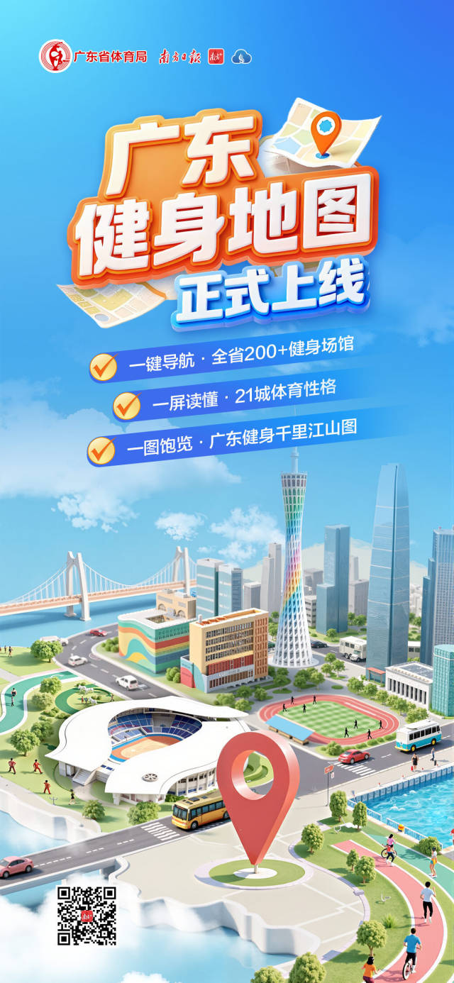 “广东健身地图”