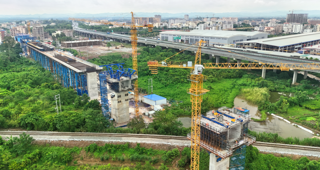 “向上突围”丨深南高铁罗定段10月中旬将启动箱梁架设
