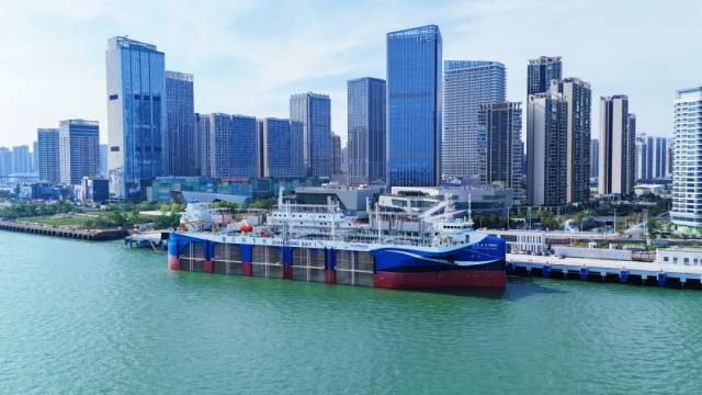 全国首座漂浮式动力定位网箱型平台“湛江湾1号”