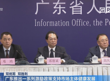 广东推出一系列激励政策支持市场主体健康发展 广东推出一系列激励政策支持市场主体健康发展