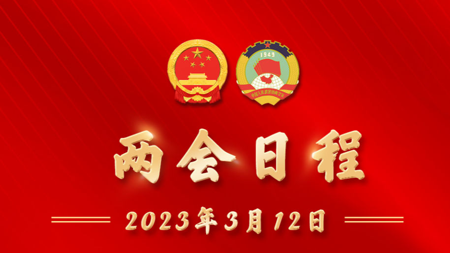 两会日程丨3月12日：人代会继续决定任命国家机构组成人员 表决全国人大8个专门委员会人选名单草案