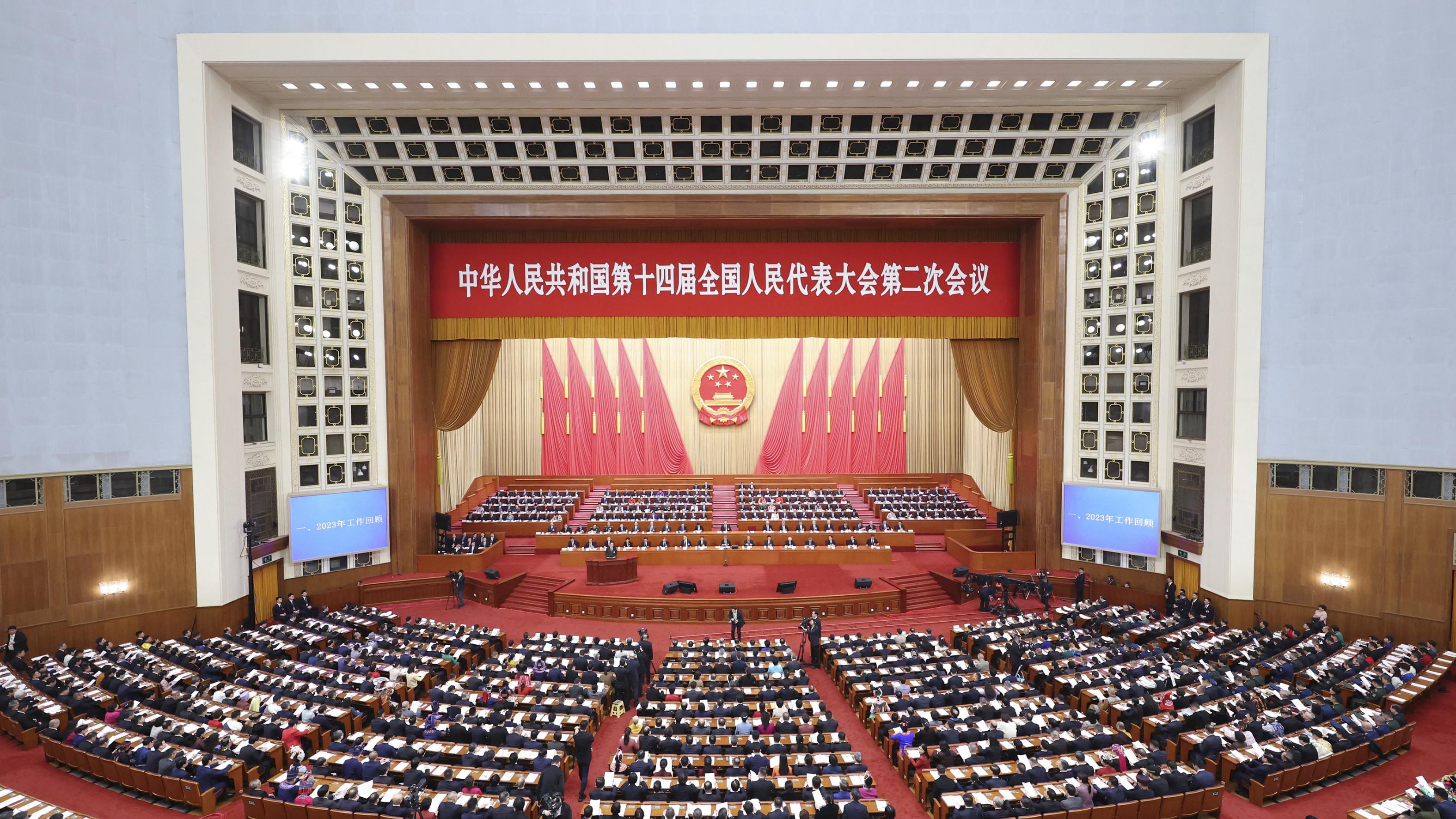 China's national legislature opens annual session