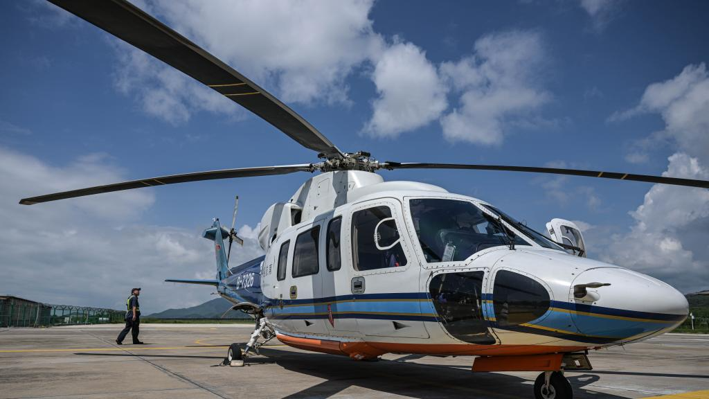 1st helicopter route from Sanya to Zhanjiang makes inaugural flight successfully