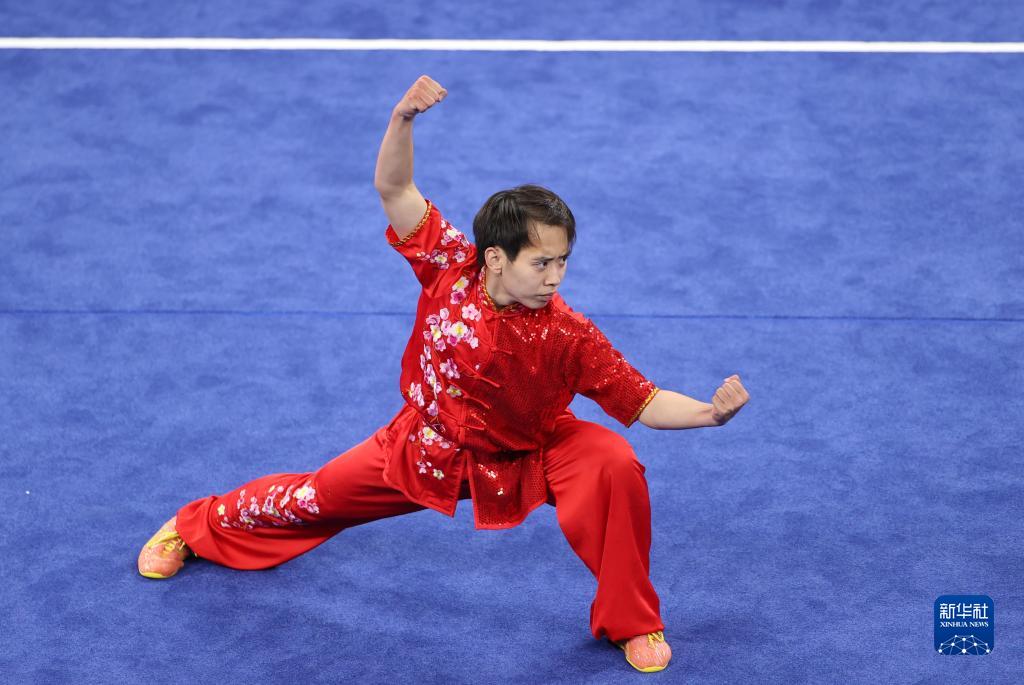 7月29日,中国选手金哲典在比赛中。新华社记者 贾浩成 摄