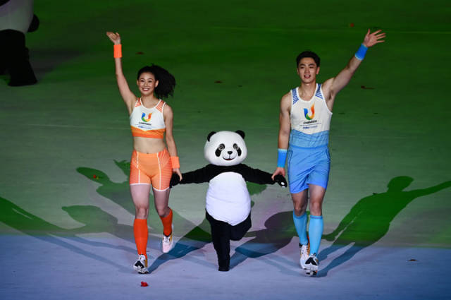 成都大运会开幕式现场。图源新华社 成都大运会开幕式现场。图源新华社