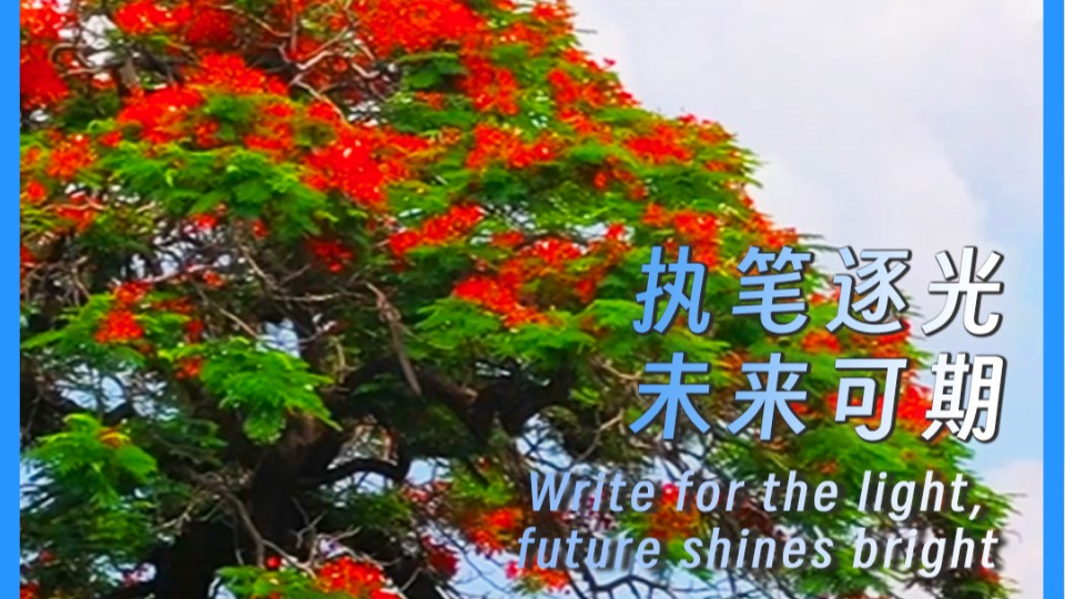 Write for the light, future shines bright