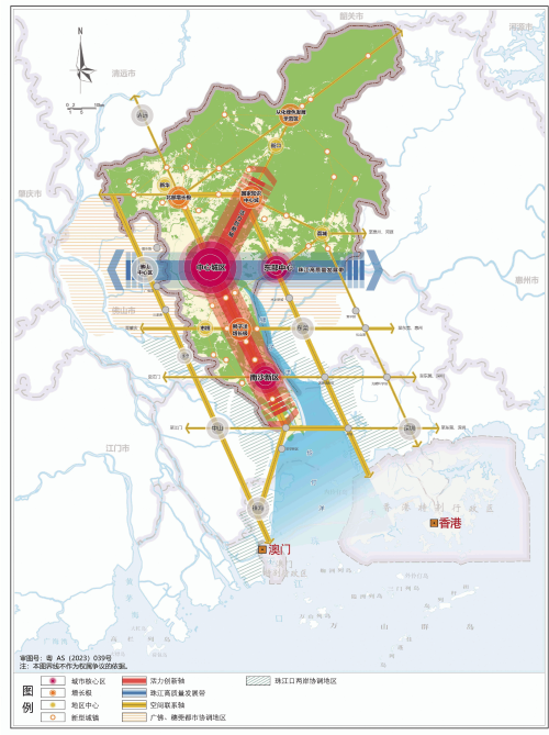 市域空间结构规划图