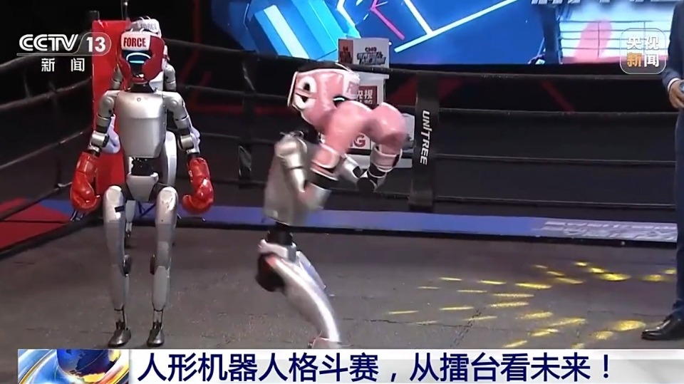 人形机器人格斗赛，从擂台看未来！