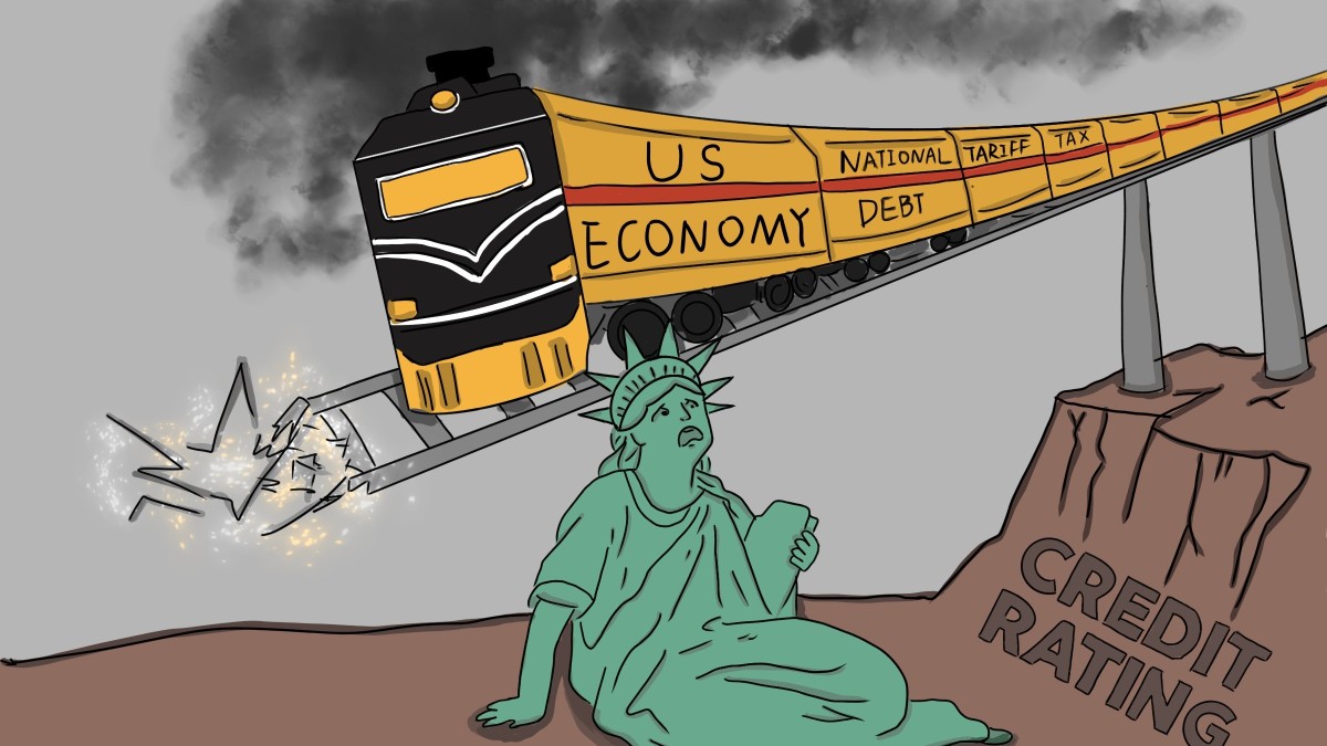 Comic | Moody's downgrades U.S. credit as economy teeters