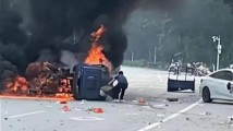 烈火中的救援,尽显英雄本色 烈火中的救援,尽显英雄本色