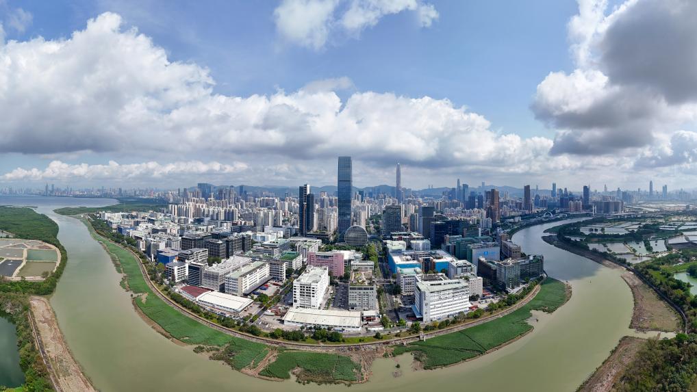 这是河套深港科技创新合作区（无人机全景照片
，”</p><p style=