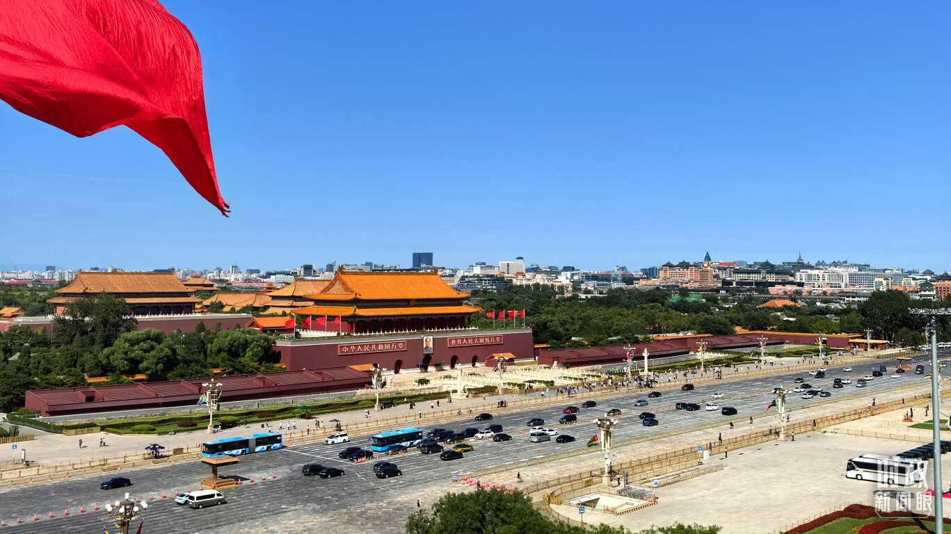 9月2日，北京晴空万里。（总台央视记者张垚拍摄）