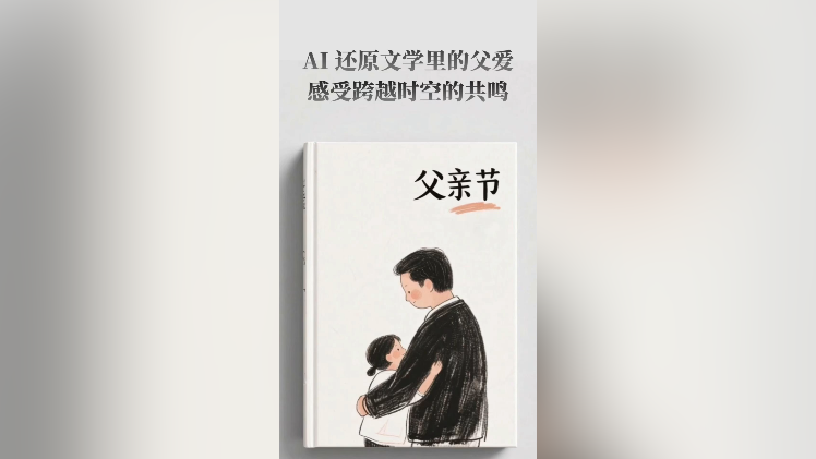 AI 还原文学里的父爱，感受跨越时空的共鸣