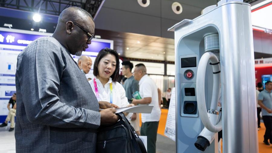 Supercharging station powers green mobility for China's new wheels