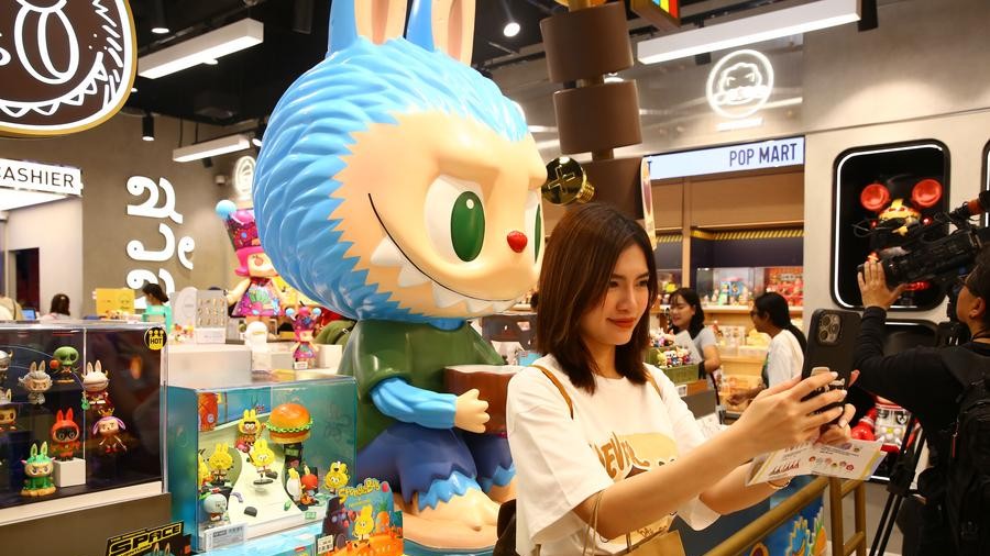 Punk-cute Labubu builds global emotional bridges, one grin at a time