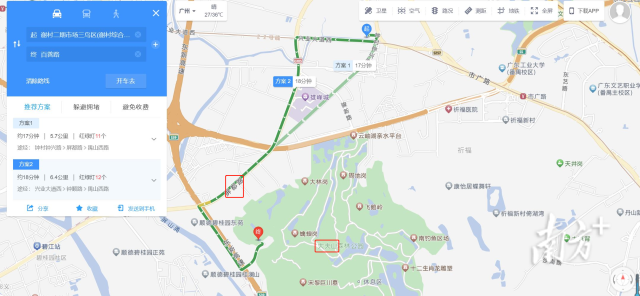 从谢村三鸟市场到大夫山的私宰点，车程大概在17分钟左右。