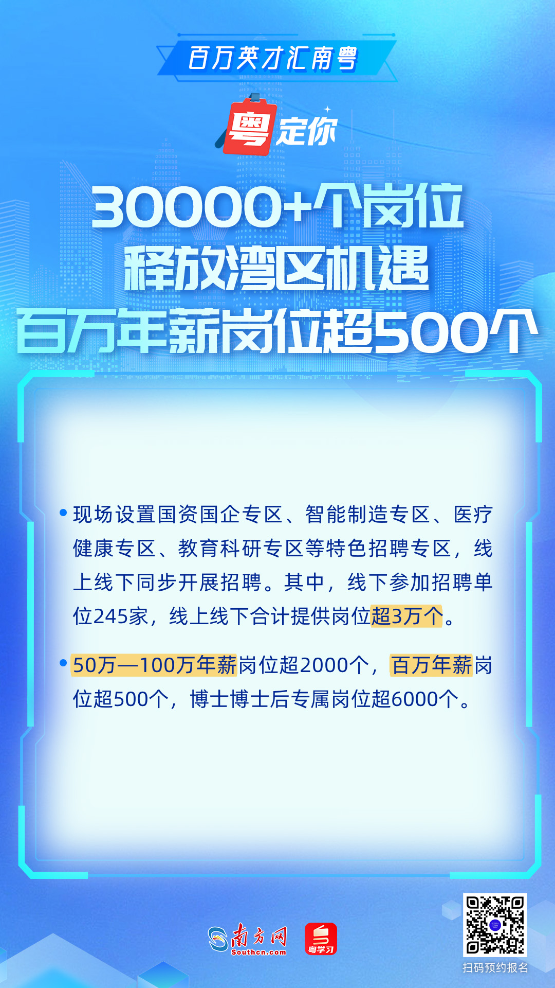 百萬英才匯南粵｜南京請“接招”！4月26日廣東攜超3萬個(gè)優(yōu)質(zhì)崗位向英才發(fā)出邀約