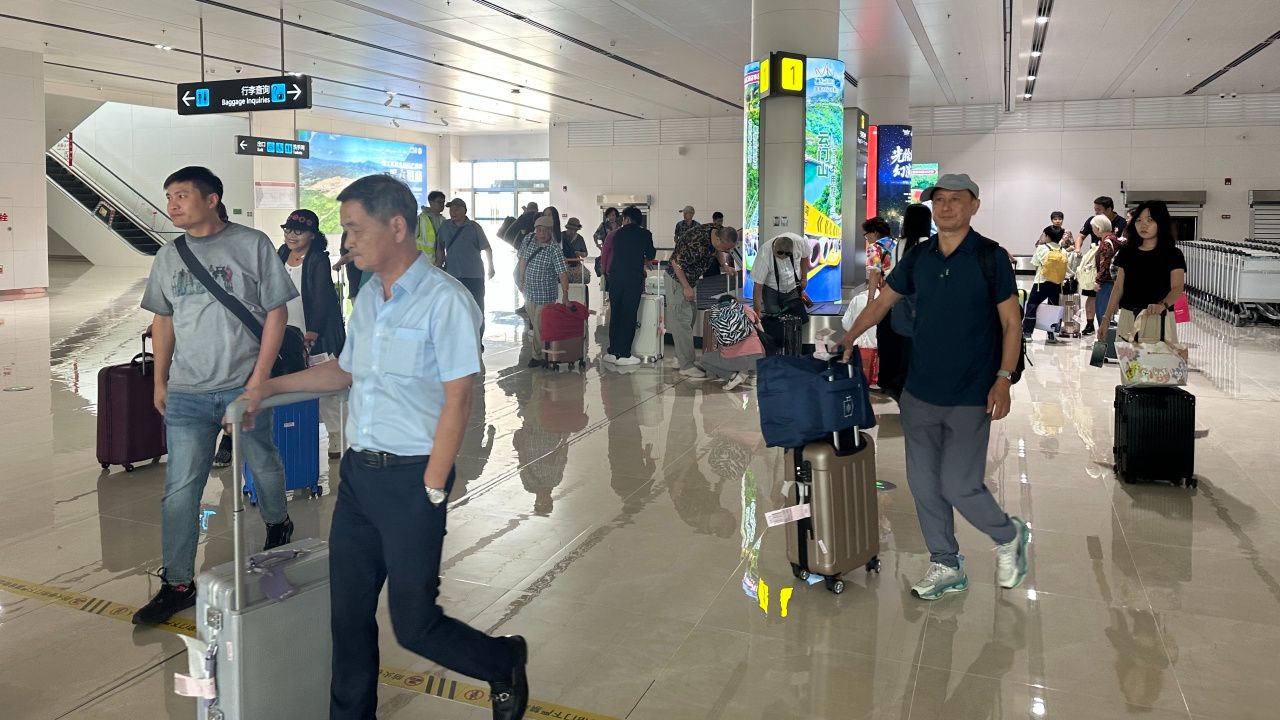 国庆中秋假期韶关丹霞机场客流呈“进出两旺”态势
