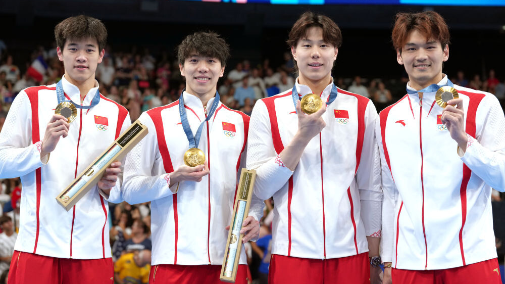 第19金！中国队夺得男子4×100米混合泳接力金牌
